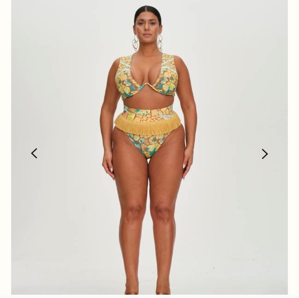 ISO ANDREA IYAMAH ILIA BIKINI IN MOSAIC PRINT DO NOT BUY